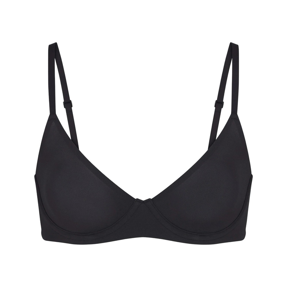 Skims Fits Everybody Unlined Demi Bra - Onyx - NWT - 36D